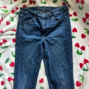 American Eagle Outfitters Blue Skinny Jeans Classic Style